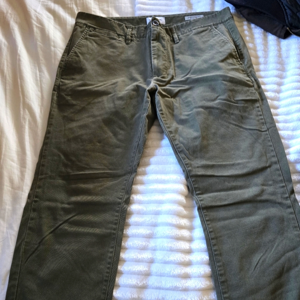 Men's Goodfellow Co. Olive Chino Pants, Size 34w 30l